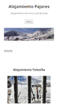 Mobile Screenshot of hotelalberguepajares.com