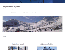 Tablet Screenshot of hotelalberguepajares.com